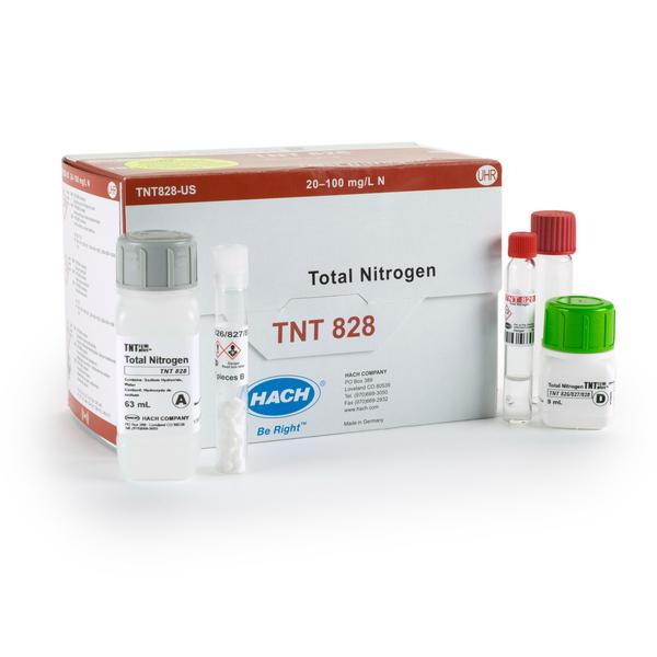 VIALES TNT PLUS DE NITROGENO (TOTAL), UHR (20-100 MG / LN), 25 PRUEBAS.