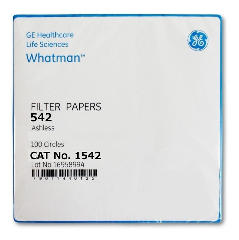 PAPEL FILTRO CUANTITATIVO No. 542. 11 CMS. PK/100