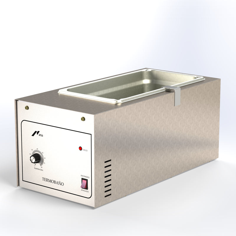 TERMOBAÑO 6 LTOS. TINA INOX, ANALOGO. TEMP: + 5 A 75°
