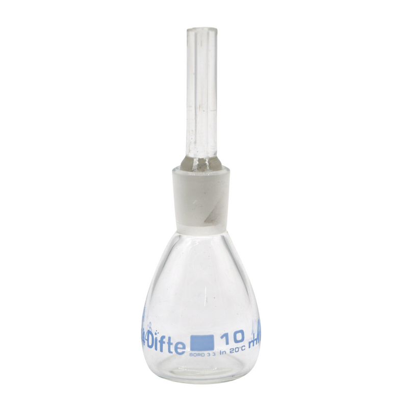 PICNOMETRO GAY LUSSAC, CALIBRADO, DE 10 ML.