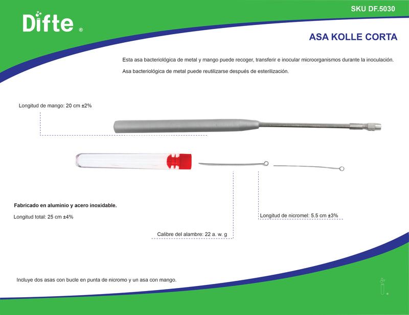 PORTA ASA KOLLER CON 2 ASAS DE NICROMO