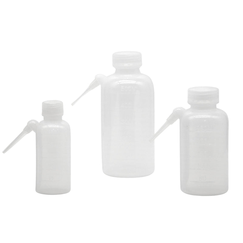 PISETA INTEGRAL CON SALIDA LATERAL (LDPE) DE 125 ML.