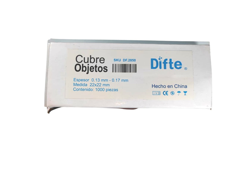 CUBRE OBJETOS DE 22 X 22 MM. PK/100
