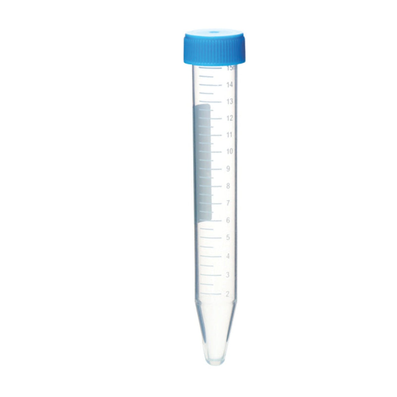 TUBO DE CENTRIFUGA CON TAPA ROSCADA Y GRADUADO DE 15 ML PK/25 PIEZAS.