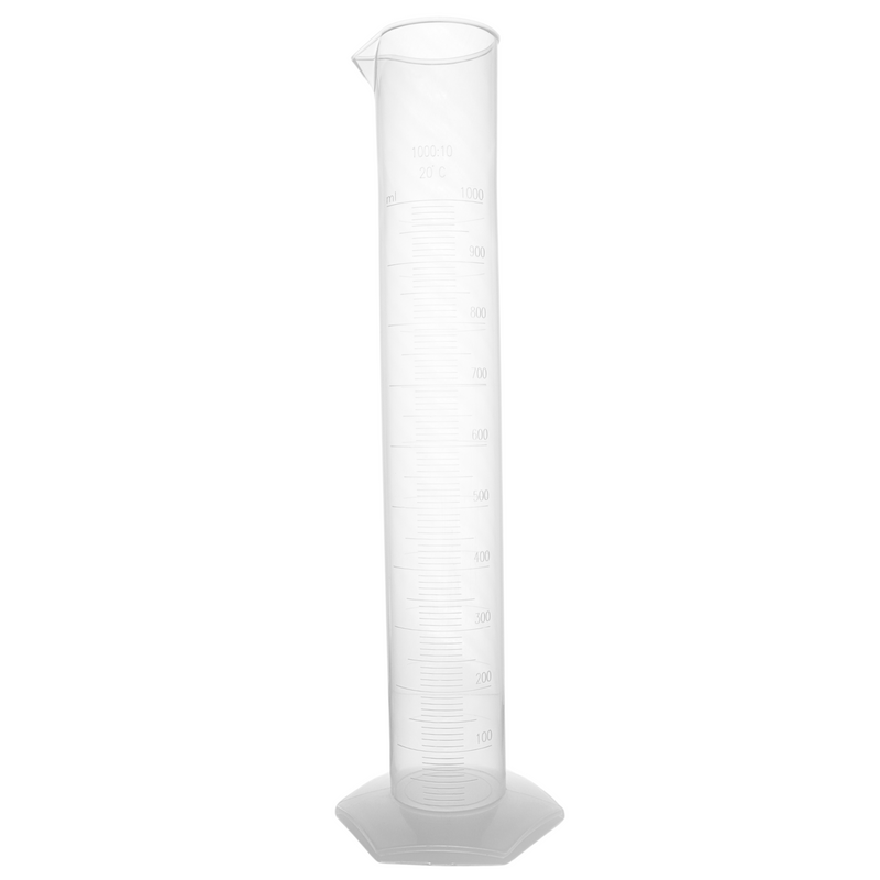 PROBETA CON BASE HEXAGONAL (PP), GRADUADA EN RELIEVE DE 1000 ML.
