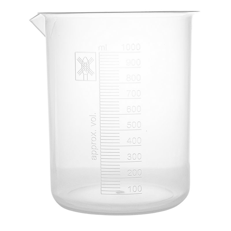 VASO DE PRECIPITADO GRADUADO EN RELIEVE, AUTOCLAVABLE (PP) DE 1000 ML.