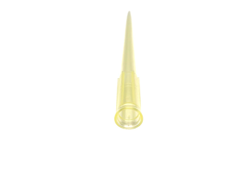 PUNTA PARA MICROPIPETA NO ESTERIL, AMARILLA, AUTOCLAVABLE DE 200 μl. PK/1,000