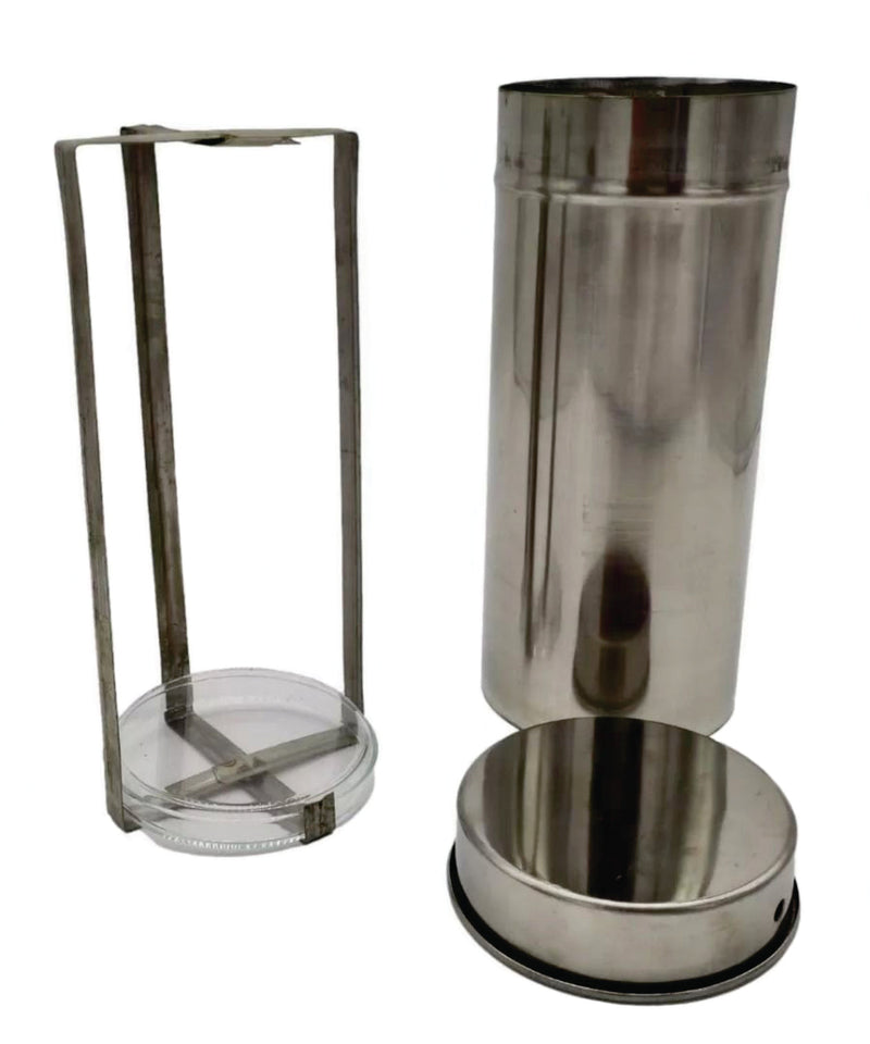 CILINDRO DE ACERO INOXIDABLE PARA ESTERILIZAR CAJA PETRI