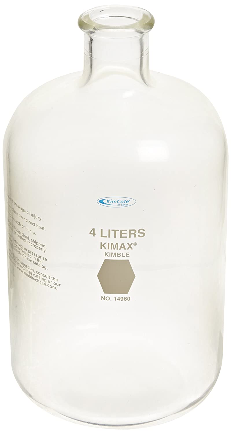 BOTELLA PARA SUERO,REFORZADA. KIMCOTE® RECUBIERTA DE PLASTICO 4 LTOS.