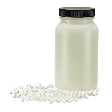PERLAS DE VIDRIO DIAMETRO (FRASCO DE 1 LB). 4 MM.