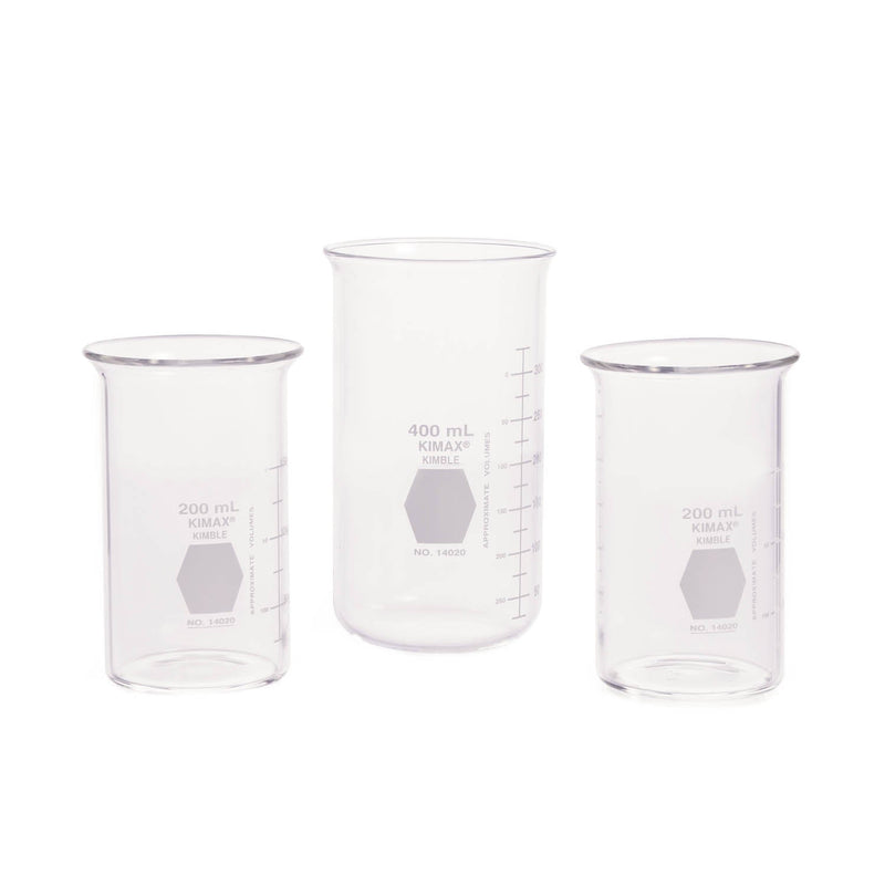 VASO PRECIPITADO BERZELIUS SIN VERTEDERO, FORMA ALTA, GRADUADO 1,000 ML.