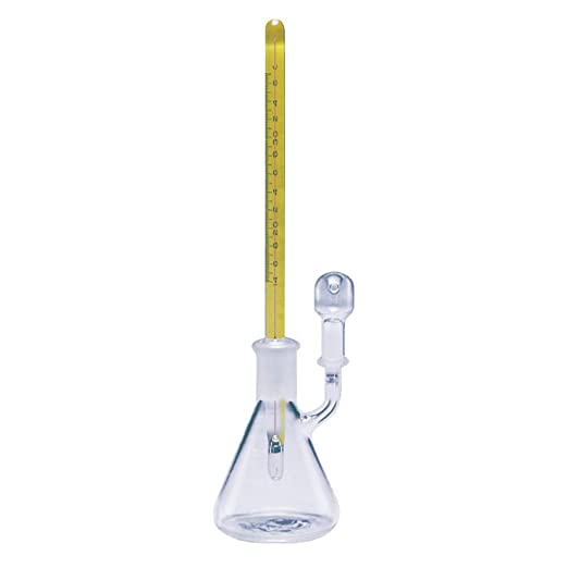 PICNOMETRO, SERIALIZADO CON TERMOMETRO 10 ML.