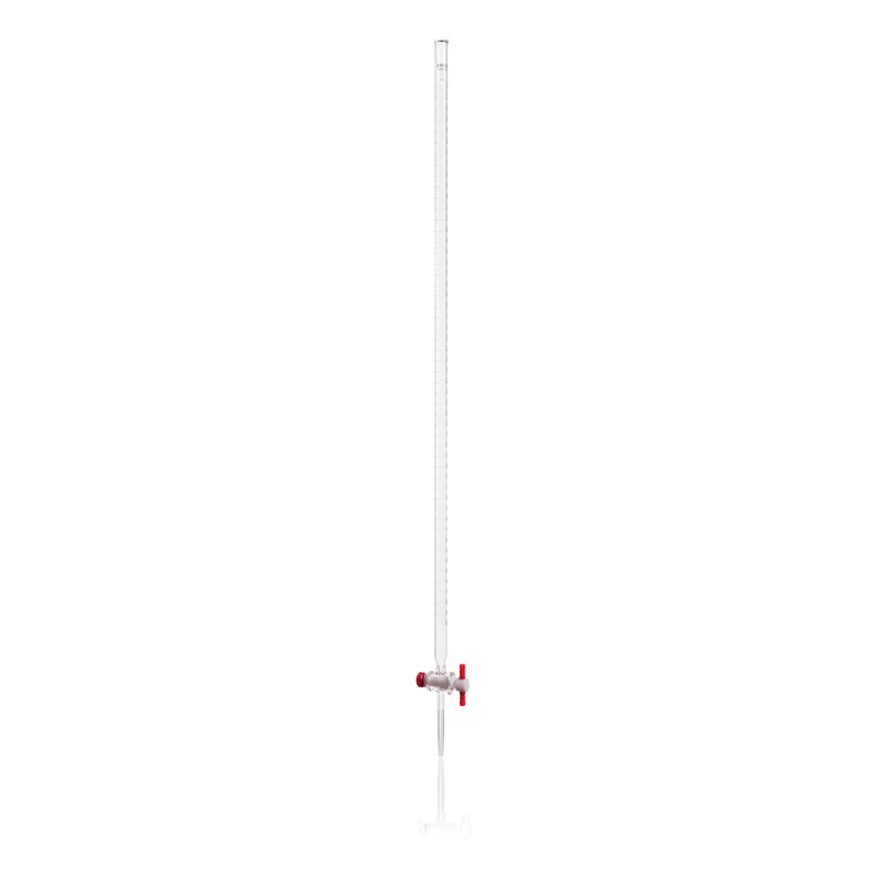 BURETA, "B" GRADUADA, RECTA, LLAVE VIDRIO 50 ML.