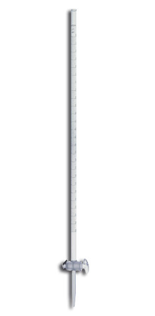 BURETA RECTA, LINEA TEKK®, LLAVE VIDRIO 50 ML.