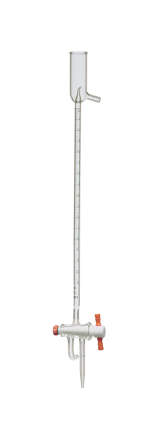 BURETA "B" AUTOMATICA TRES VIAS , LLAVE PTFE, C/TANQUE DE ALIMENTACION 25 ML.