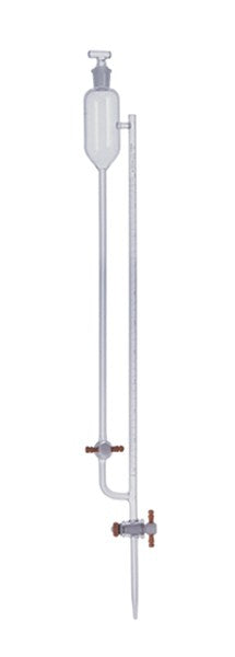BURETA "A", C/TUBO DE ALIMENTACION LLAVE PTFE 2 ML.