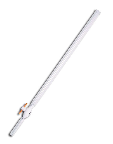 COLUMNA DE CROMATOGRAFIA,DESARMABLE, LLAVE PTFE 22 X 300 MM.
