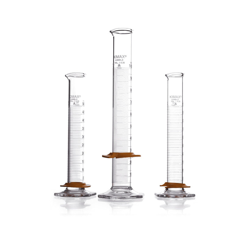 PROBETA, P.C. "A"ESCALA METRICA BLANCA , BASE HEXAGONAL DE VIDRIO CON BUMPER 25 ML.