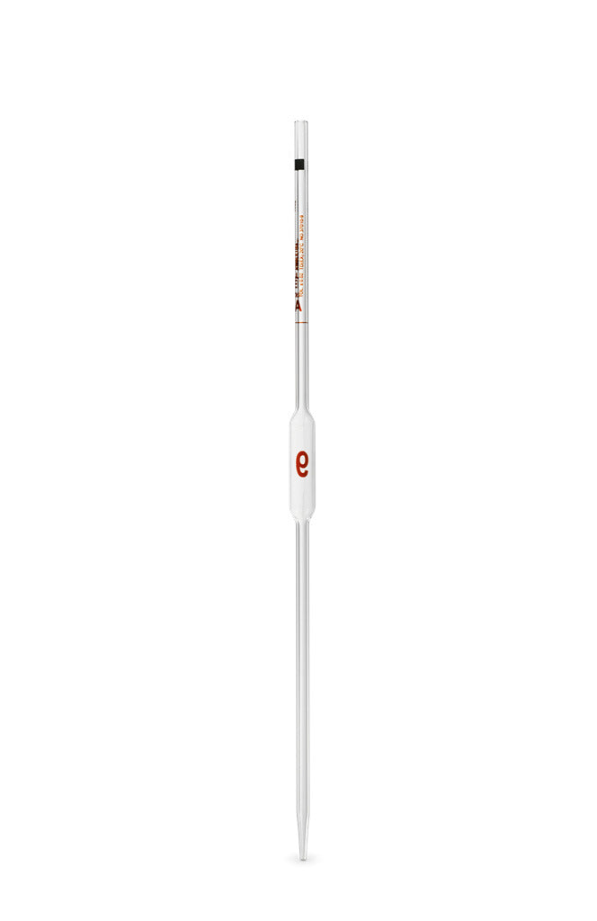 PIPETA VOLUMETRICA,CLASE "A", CODIGO COLOR, CERTIFICADO INDIVIDUAL CENAM 0.5 ML.