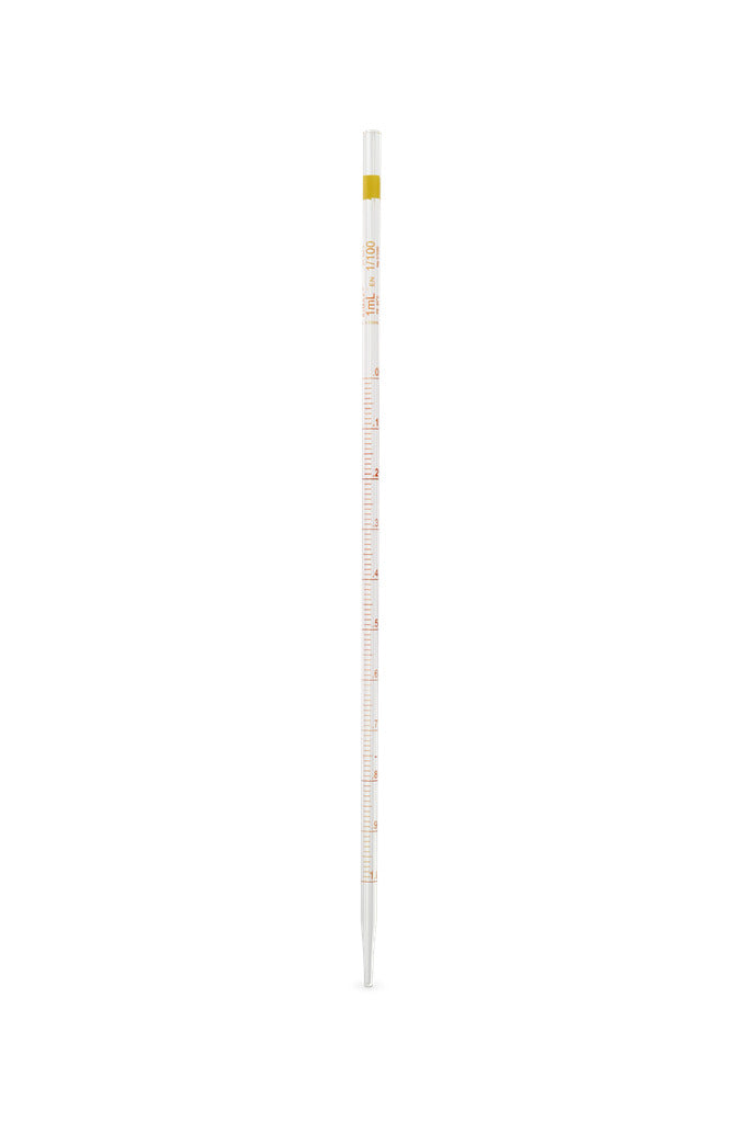 PIPETA GRADUADA (MOHR), CLASE"B", COD.COLOR, PARA MEDICION (P.E.) 5 ML.