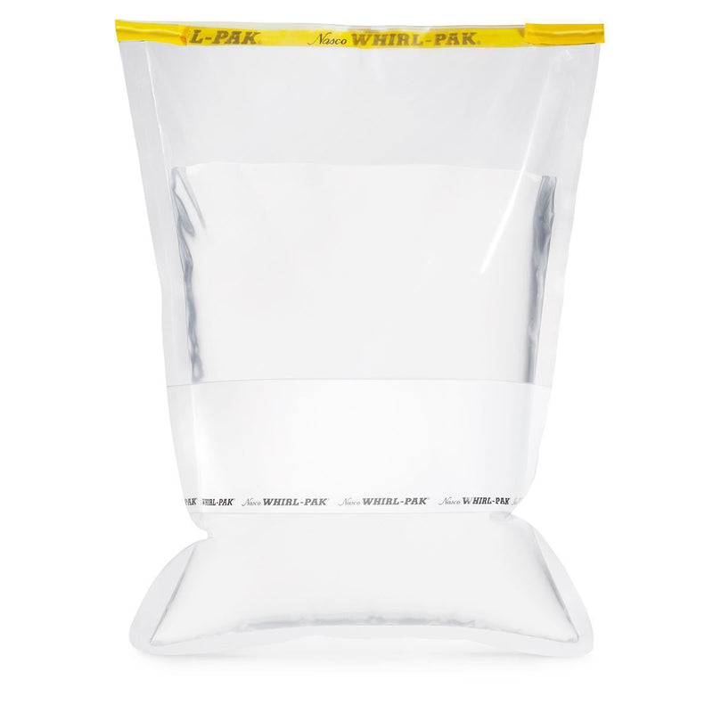 BOLSA DE 55 OZ (1,627 ML). WHIRL-PAK C/TIRA DE ESCRITURA, CINTA AMARILLO. PK/500.