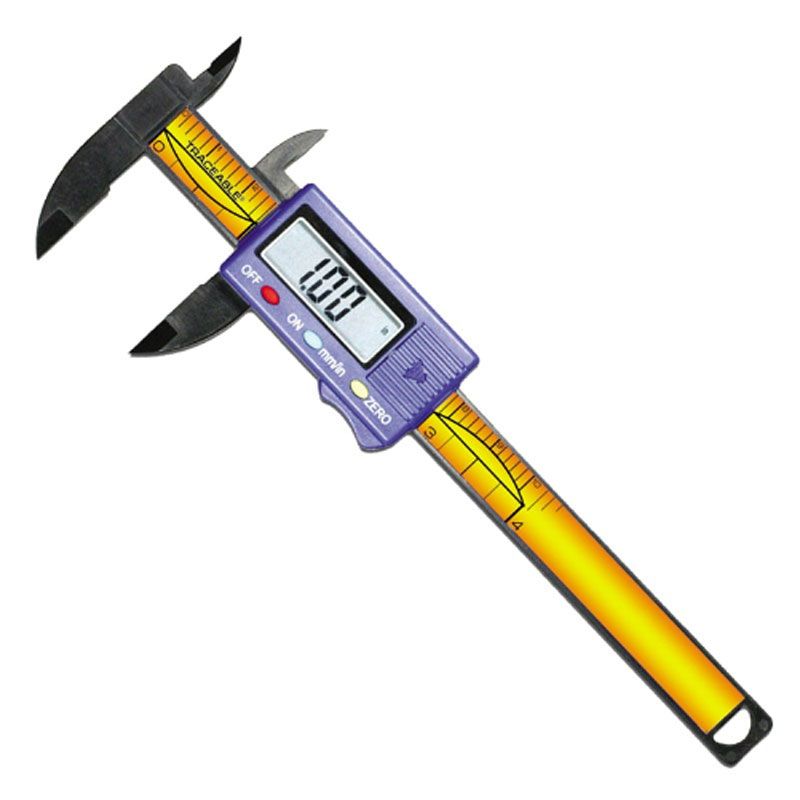 CALIBRADOR VERNIER DIGITAL DE FIBRA DE CARBONO TRACEABLE® DE 4"