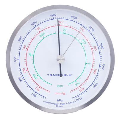 Reloj, calendario, cronómetro y termómetro con una altura de carácter de  170mm