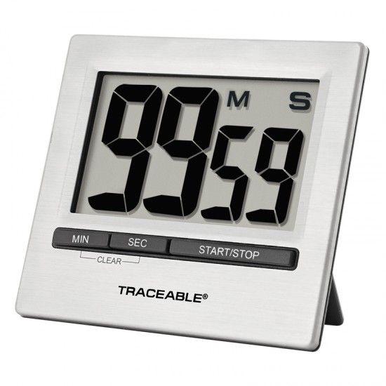 TIMER DIGITOS GIGANTES C/1 CANAL Y MEMORIA, HASTA 100 MIN. C/ALARMA. TRACEABLE®.