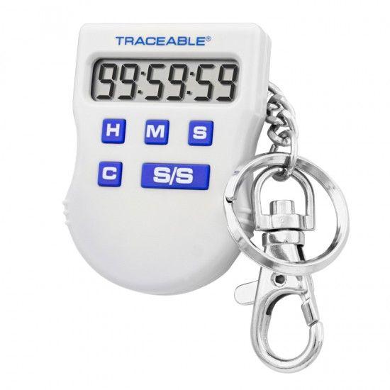 TIMER DIGITAL DE LLAVERO DE 1 CANAL C/MEMORIA Y ALARMA DE HASTA 100 HRS. TRACEABLE®.