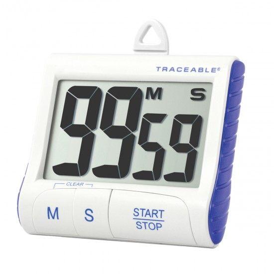 TIMER C/DISPLAY GRANDE DE HASTA 100 HRS. TRACEABLE®.