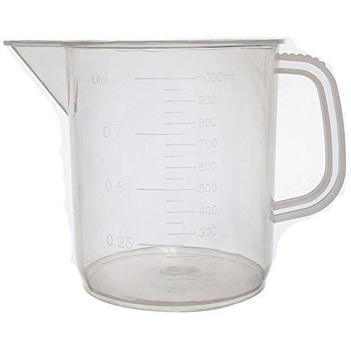 VASO DE PRECIPITADO CON ASA (JARRA), GRADUADO EN RELIEVE, AUTOCLAVABLE (PP) DE 500 ML.