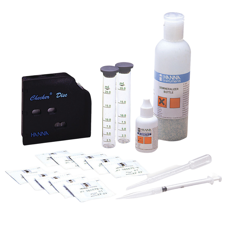 TEST KIT PARA MEDICION DE SILICE POR EL METODO DE DISCO CHECKER, 100 PRUEBAS