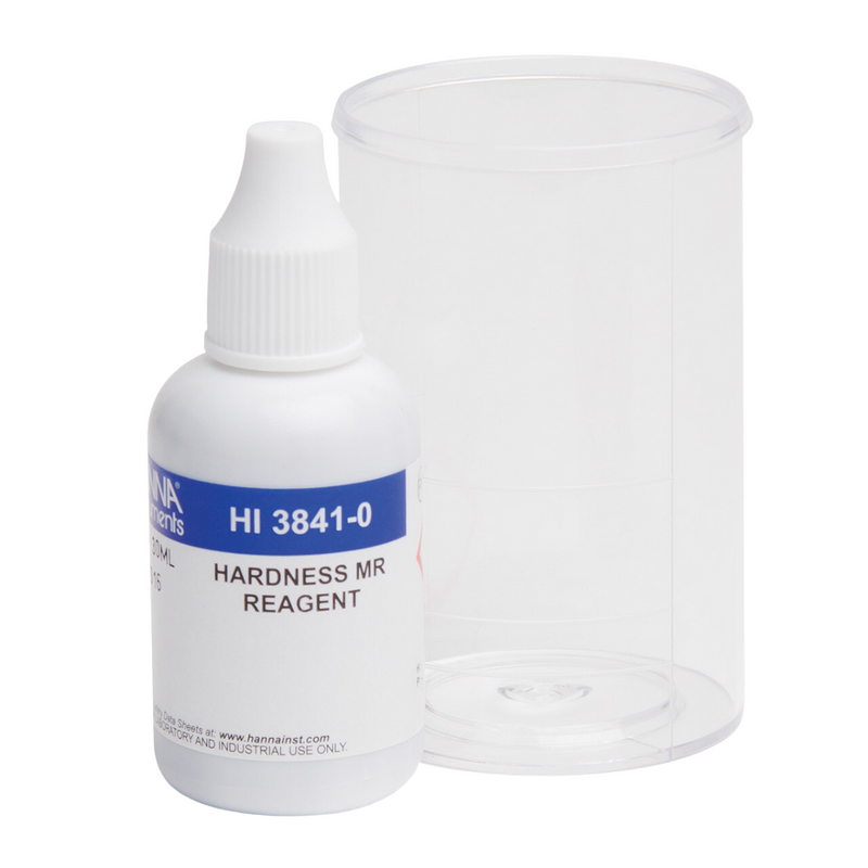 TEST KIT PARA MEDICION DE DUREZA TOTAL, EN EL INTERVALO DE 40 A  500 MG/L, 50 PRUEBAS