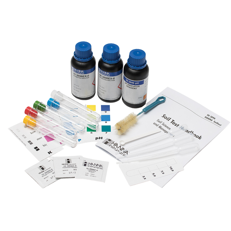 TEST KIT DE AGRICULTURA, (25 PRUEBAS DE CADA PARAMETRO)