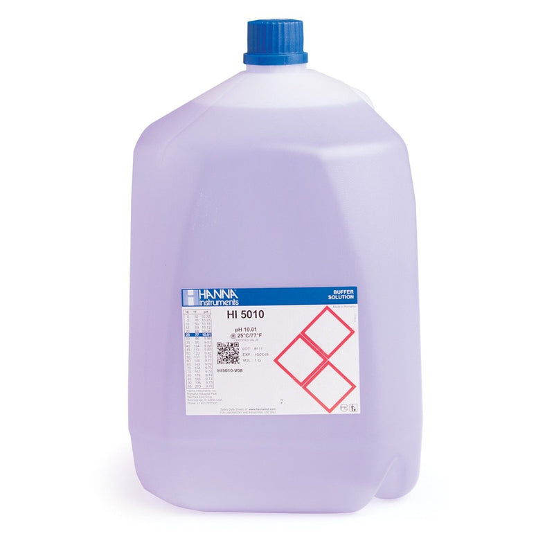 SOLUCION DE CALIBRACION TECNICA DE PH 10.01 " 25 °C COLOR VIOLETA, 2 GALONES (3.78 L)