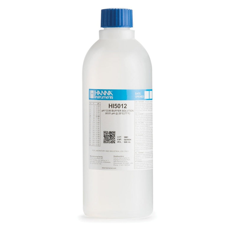 SOLUCION TECNICA DE CALIBRACION PH 12.00 " 25 °C, 500 ML