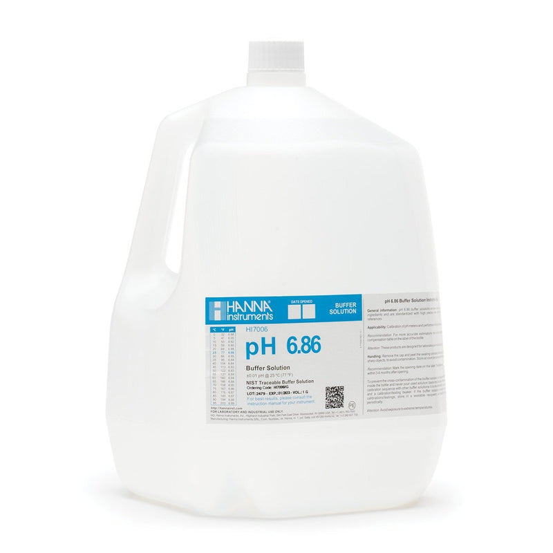 SOLUCION DE CALIBRACION PH 6.86 " 25 °C, FRASCO DE 1 GAL. (3.78 L)