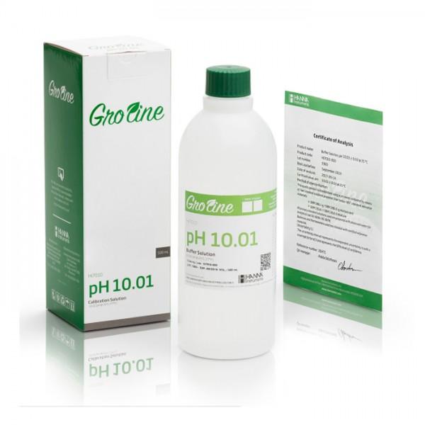 SOLUCION DE CALIBRACION GROLINE DE PH 10.01, CON CERTIFICADO DE ANALISIS, 500 ML