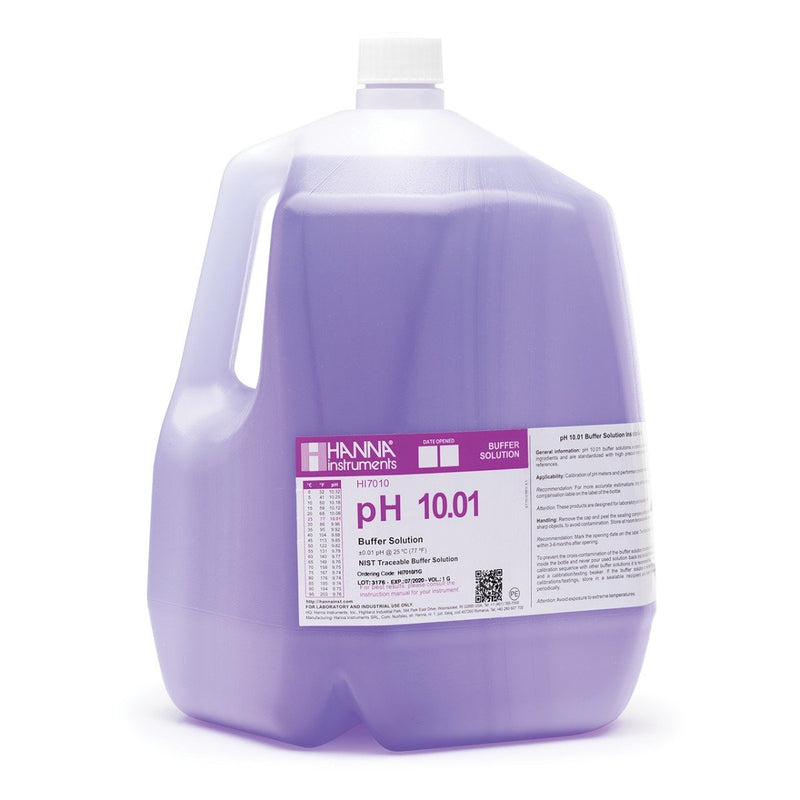 SOLUCION DE CALIBRACION DE PH 10.01 " 25 °C, FRASCO DE 1 GALON (3.78 L)