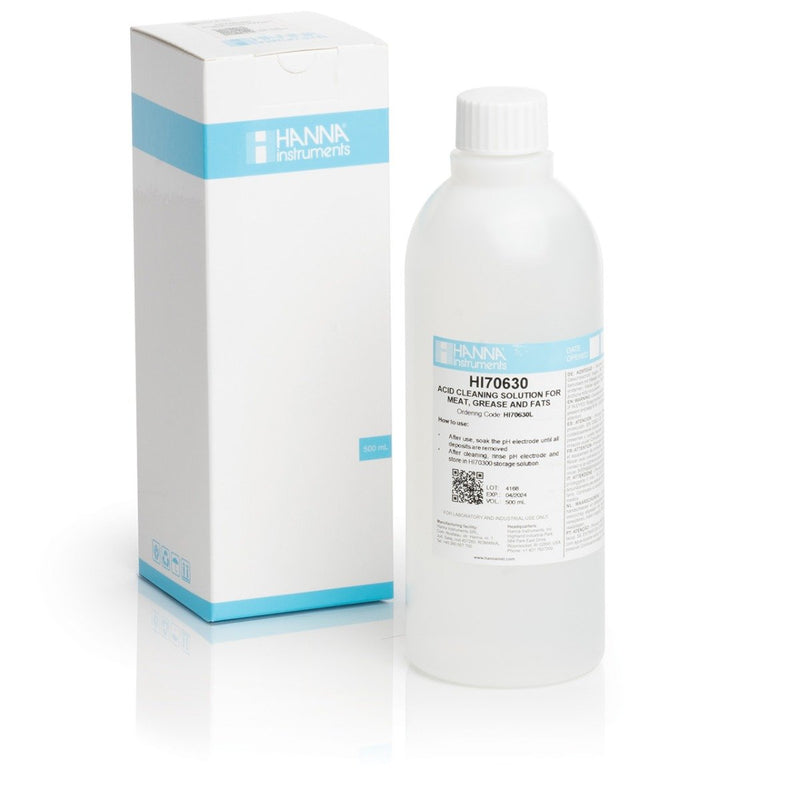 SOLUCION DE LIMPIEZA ACIDA PARA GRASAS DE CARNE (INDUSTRIA ALIMENTARIA), FRASCO DE 500 ML